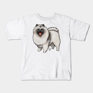 Dog - Keeshond - Cream Kids T-Shirt